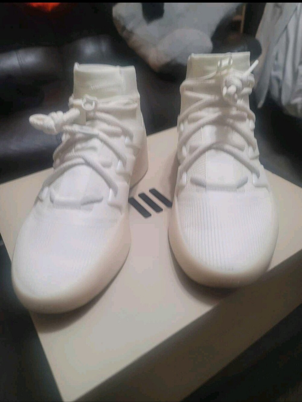Adidas Fear Of God White Shoes